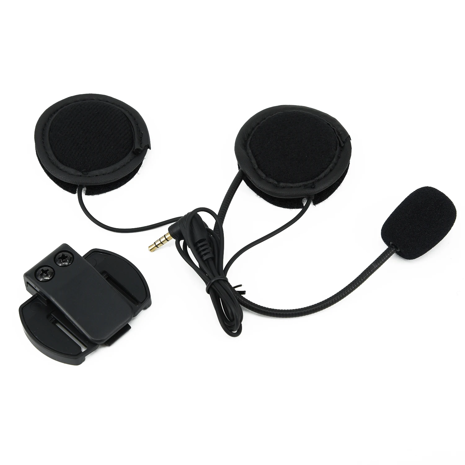 Наушники гарнитура+ зажим для 1200 м мотоцикл Bluetooth домофон V6