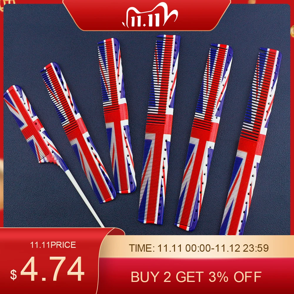 

Professional Hair Comb Resin Heat Resistant Pin Tail Comb Salon Barber Hair Cutting Hairdressing Combs Hair Care Styling Tools