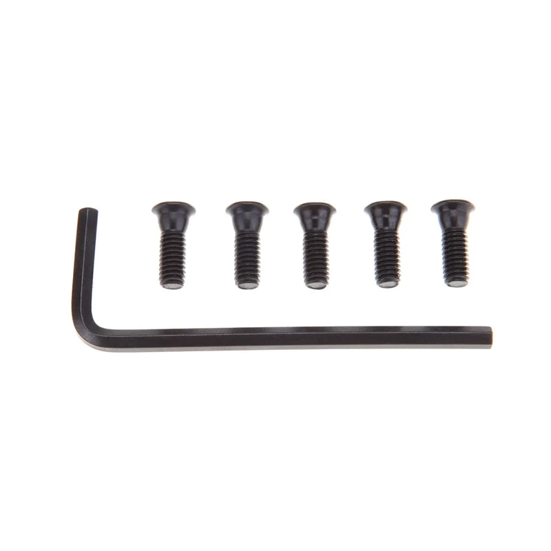 5Pc 1/2 inch Lathe Indexable Carbide Insert+ Turning Tool Bit Holder Set