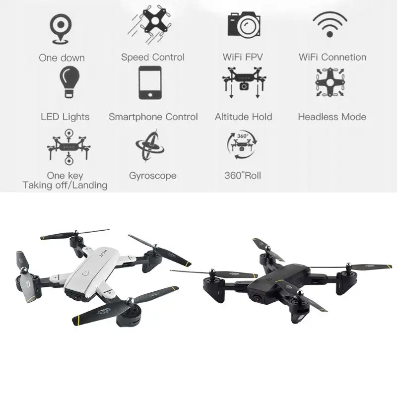 SG700 SG700 FPV RC квакоптер с 0.3MP 2MP широкоугольный оптический режим наблюдения камера Складная селфи Дрон высота удержания Безголовый