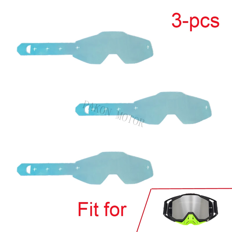 Tear Off Film of Goggles of Protective Rubber for Helmet Tearable Plastic Cover Eyes Safety Sunglasses Lens Accessories for 100% 4