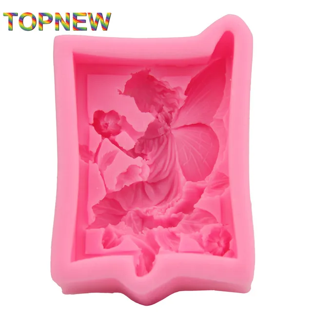 Élelmiszer -Minőségű Szilikon 3D Elf Kézzel Készített Szappan Penész Diy Fondant Sütemény Díszítő Eszközök 2917 - Image 3