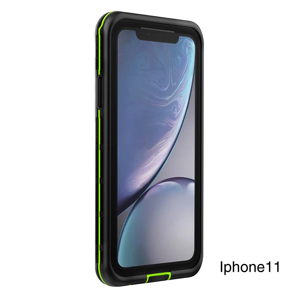Durable Phone Case Anti Drop Cover Swimming Underwater Hard IP68 Waterproof Protective Dustproof TPU For IPhone 11 Pro Max
