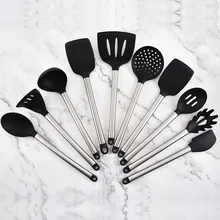 Напрямую от производителя силикагелевой кухонной посуды 10 шт. набор кухонной посуды из нержавеющей стали кухонная посуда