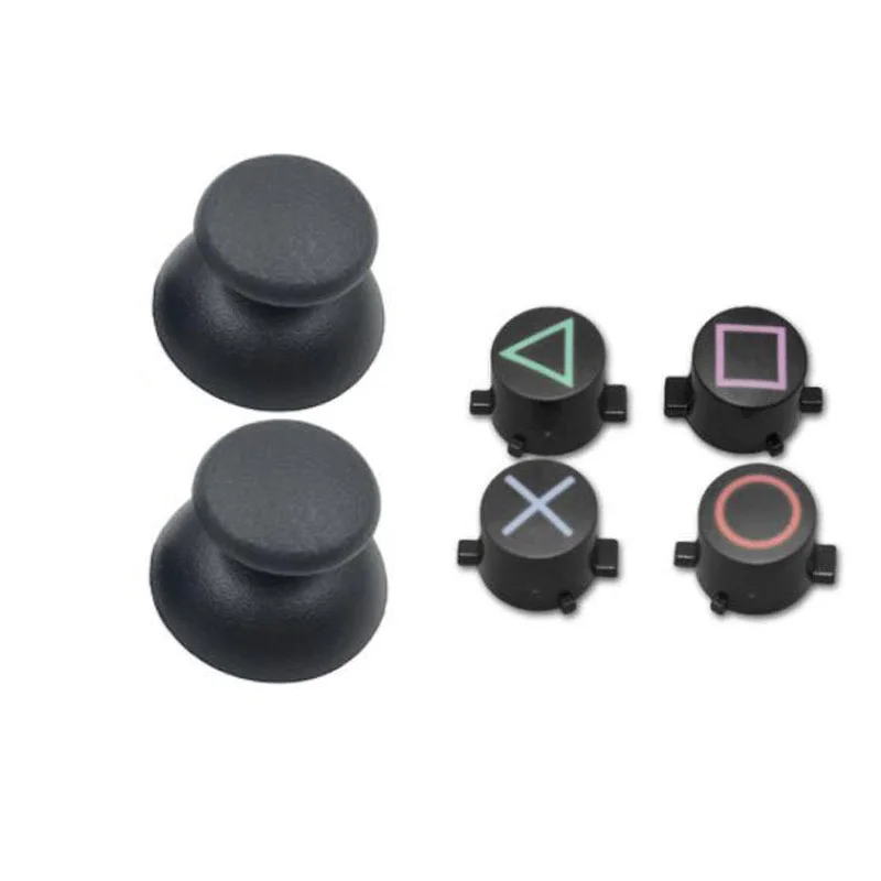 

Analog Joystick Thumb Stick Grip Cap ABXY Button Repair for Sony Playstation Dualshock 3 DS3 PS3 Gamepad Controller Thumbstick