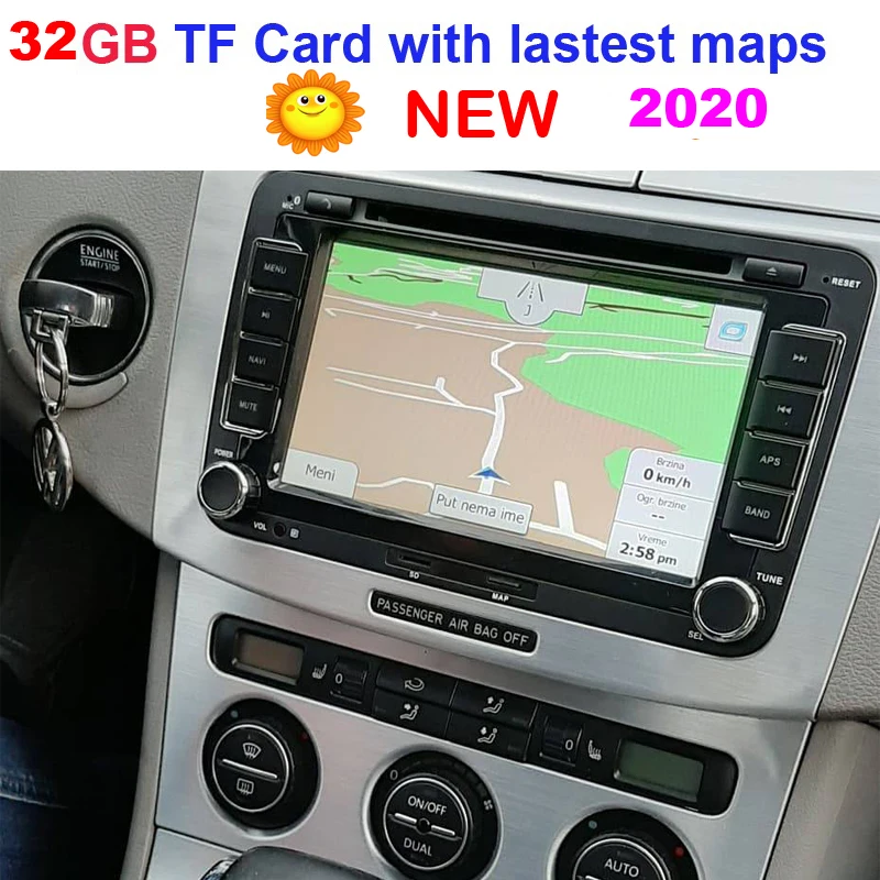 GPS Аксессуары 32G gps карты sd карта 2020 последняя для автомобиля WinCE навигация
