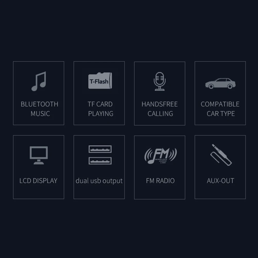 FM передатчик модулятор Bluetooth Handsfree автомобильный комплект аудио MP3 плеер с 2.4A двойной USB автомобильный передатчик телефон зарядное устройство lcd Scree