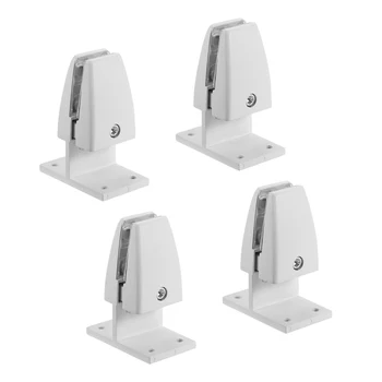 

uxcell Partition Bracket - Office Desk Partition Clip Clamp Holder Screen Support T Shape for 10-15mm Thickness , 4 Pcs