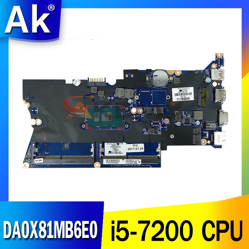 905794-601 для hp 430 G4 440 системная плата SR2ZU i5-7200 cpu DA0X81MB6E0 протестированная материнская