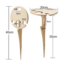 

2022 New Outdoor Wine Table with Foldable Round Desktop Mini Wooden Picnic Table Easy To Carry Wine Rack Dropshipping 2021