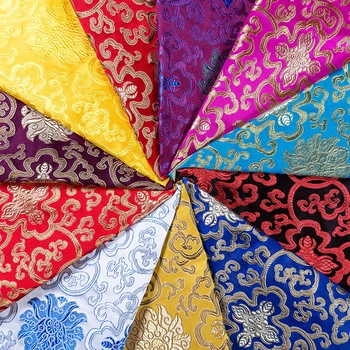 

Brocade Clothing fabric satin fabrics material for DIY handwork width 75cm