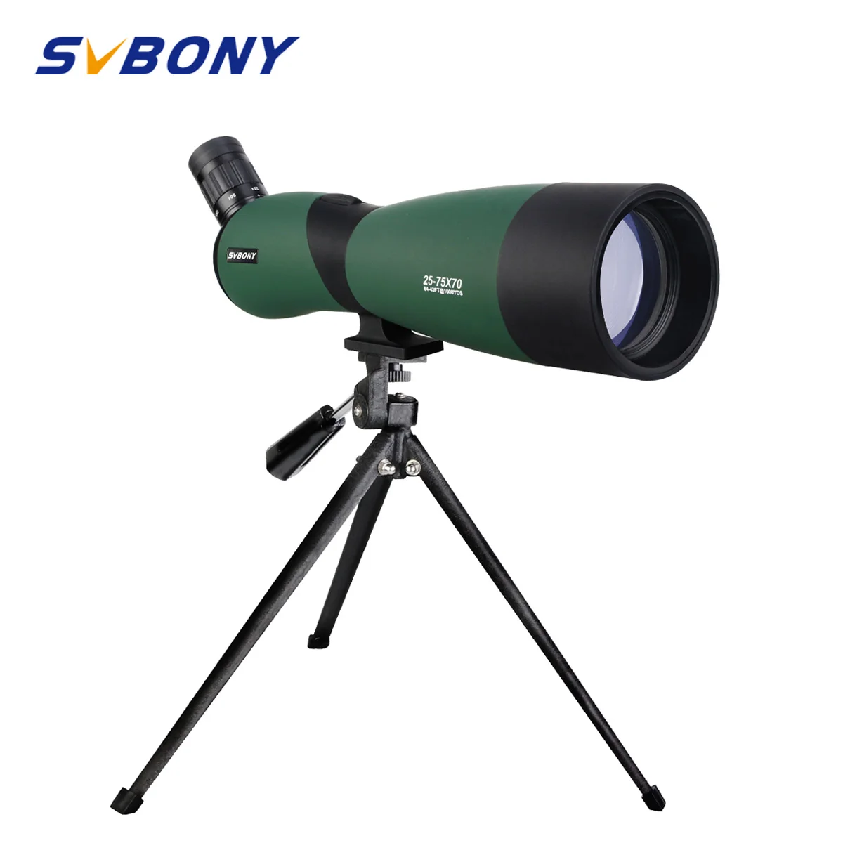 

SVBONY SV403 Zoom 20-60X60/25-75x70mm Spotting Scope Multi-Coated Optics Monocular Telescope for birdwatching w/ Table Tripod