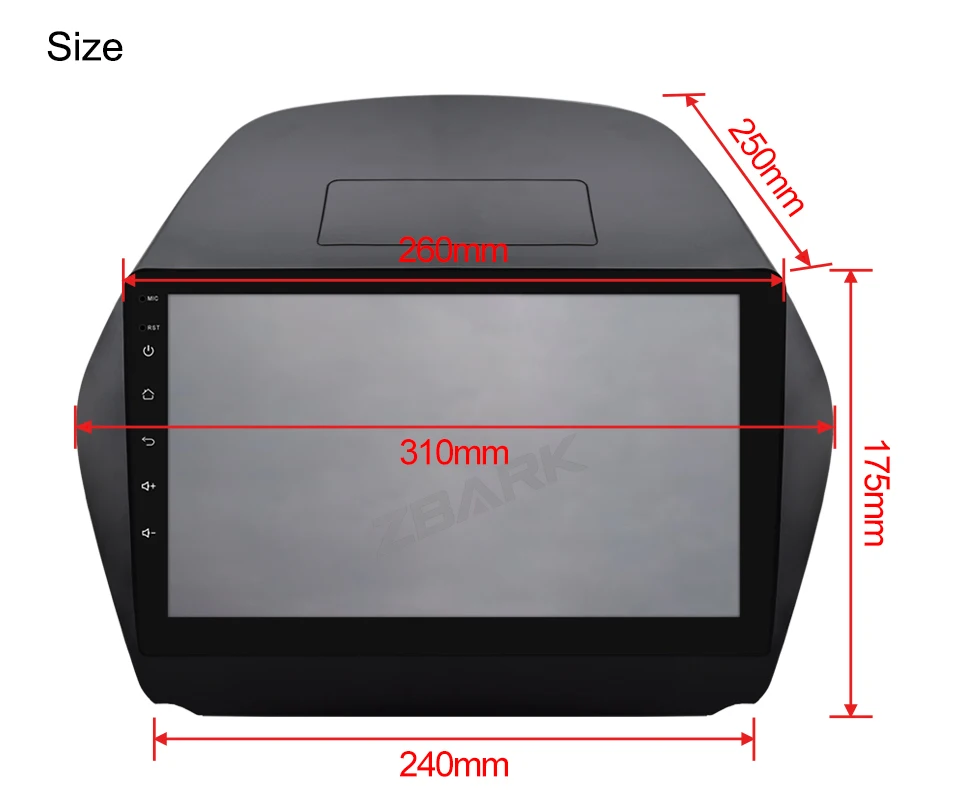 Discount android 9.0 car Radio Multimedia Player HD  Navigation GPS 2 din For Hyundai ix35 Tucson 2009 2010 2011 2012 2013 2014 YHTK029 11