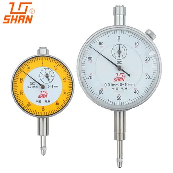 

Dial Indicator 0-10mm Small Dial IndicatorHigh-Precision Micrometer Indicator Head Height Gauge Ruler