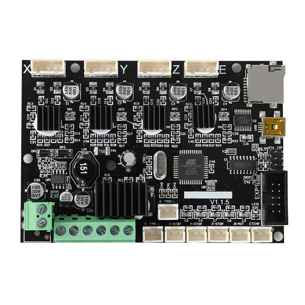 

USB Interface With TMC2208 Driver Super Silent Integrated Copper V1.1.5 Mini Mainboard Replacement 3D Printer For Ender 5 Cr10