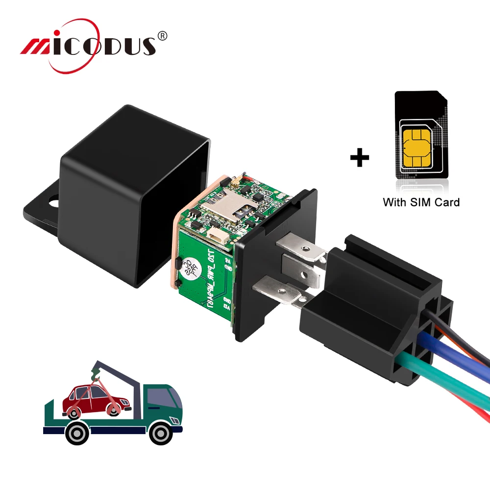 Автомобильный мини-трекер MV730 GPS-трекер с SIM-картой релейный трекер в реальном