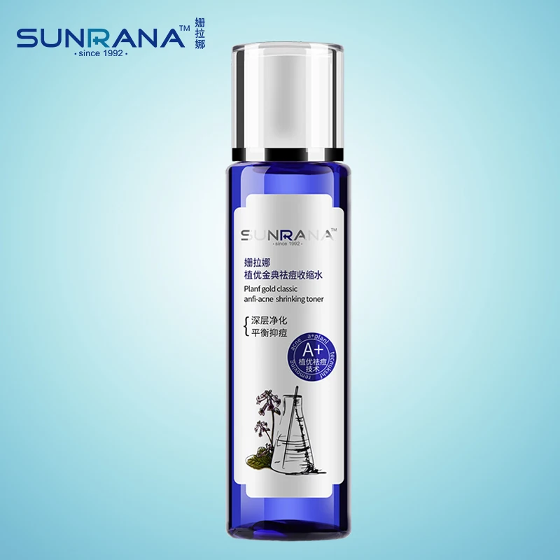 

SUNRANA Planf gold classic anfi-acne shrinking toner balancing oil and hydration