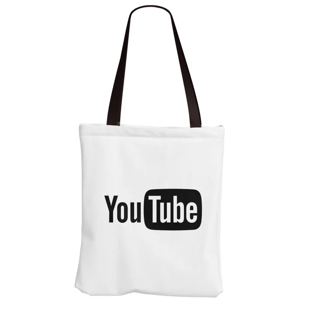 New Social App Icon Tote Bag Women Fashion Instagram Youtube Twitter Facebook Shoulder Shopping Bag Storage Bags Aliexpress
