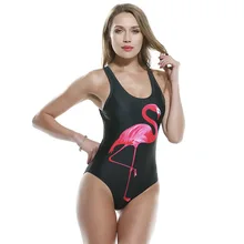 Сдельный купальник с принтом фламинго, бикини, купальник для женщин, монокини, одежда для плавания, пляжная одежда, женский купальник, женский сексуальный боди