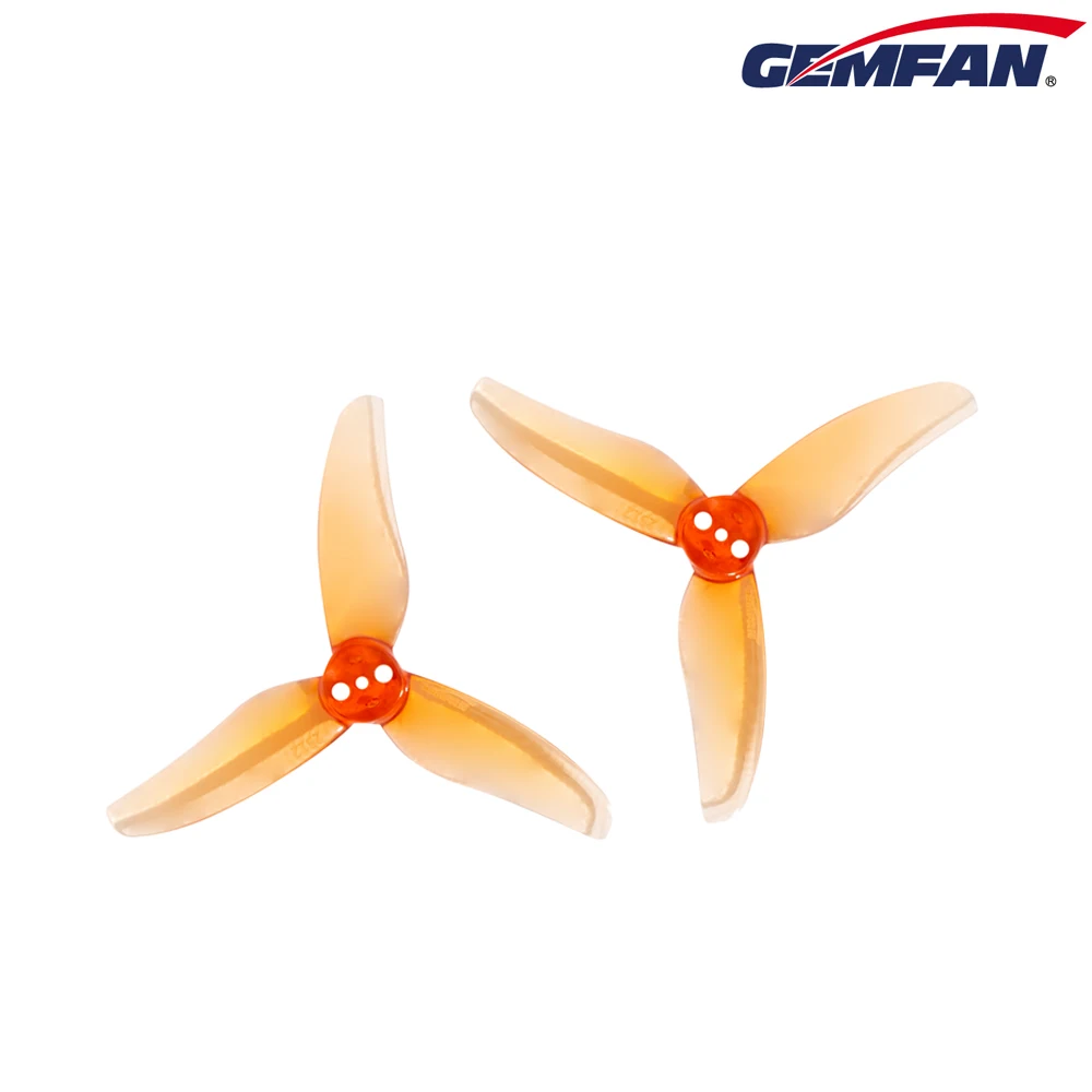 4Pairs Gemfan 2512 2.5X1.2X3 3-Blade PC Propeller 1.5mm for RC FPV Racing Freestyle 2.5inch Toothpick Drones Replacement Parts 5