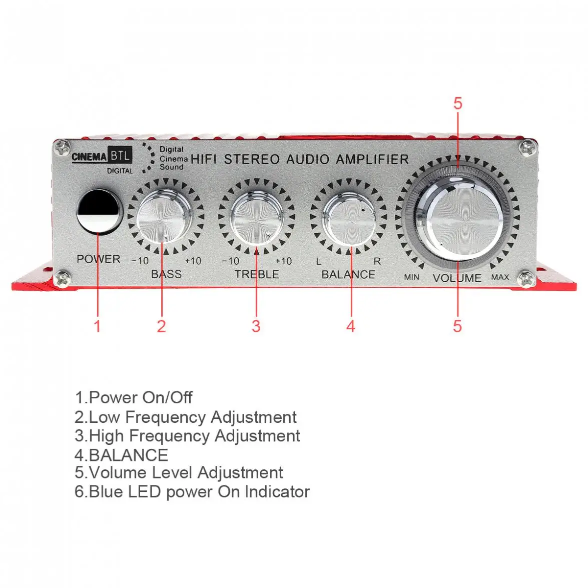 Прочный, Hi-Fi, 12V мини зарядных порта USB для автомобиля домой мотоцикл Лодка стерео аудио Авто Мощность Усилитель 2 канальный цифровой Wi-Fi радиоприемник усилитель DVD MP3 Вход