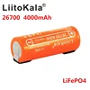 Новинка, LiitoKala Lii-40E 3,2 V 26700, аккумуляторная батарея LiFePO4, 4000 мАч; Литиевый элемент для 24V e-bike powe + DIY никелевые листы ► Фото 3/6