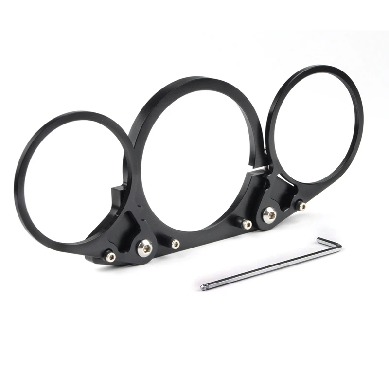 

Double Flip Lens Adapter Flip Mount Lens Holder for M67 98Mm Macro Wet Lens, 98Mm Thread Underwater Housings