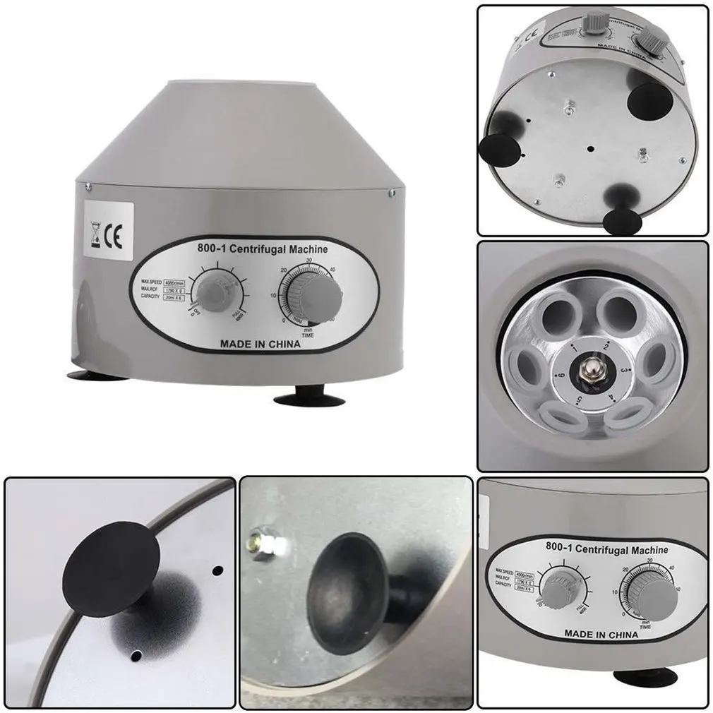 800D Desktop Electric Lab Centrifuge Hospital Laboratory Medical Practice 4000rpm Large Capacity Easy to Operate