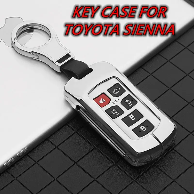 

Car Key Cover For Toyota Sienna 2011-2020 Car Key Case Car Key Holder Car Key Protector Car Key Shell