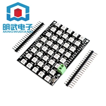 

Full-color drive LED RGB 40-bit 5*8 rectangular WS2812 light board