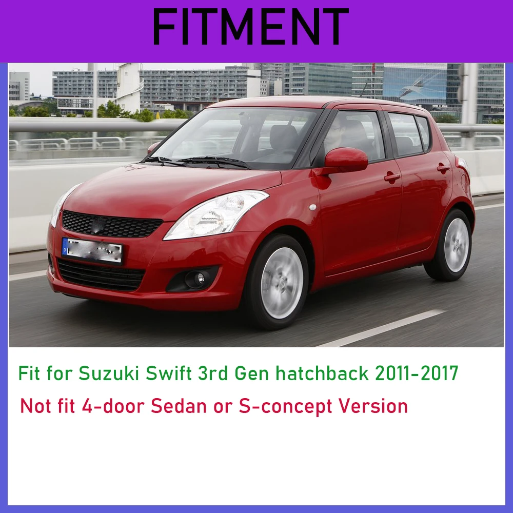 Комплект литой Брызговики для Suzuki Swift 2011- брызговик брызговики крыло спереди и сзади 2011 2012 2012 2013