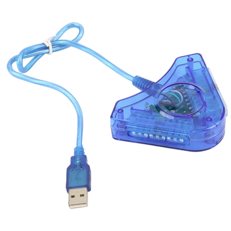 PS2 для ПК геймпад Playstation USB адаптер конвертер двойной контроллер кабель плеера