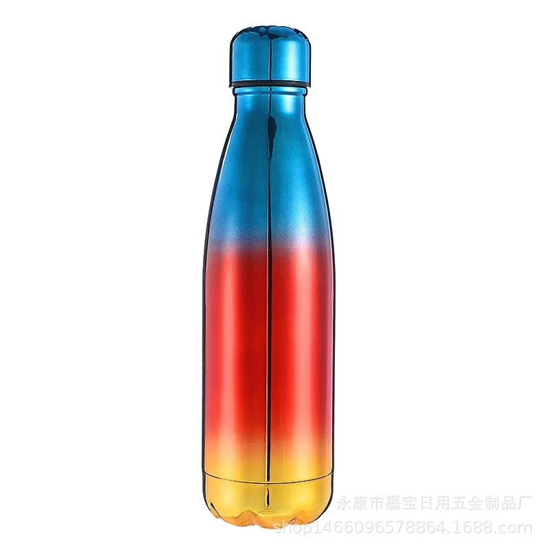 500 мл колба Кока кружка Спортивная бутылка внутри и снаружи 304 нержавеющая сталь Боулинг чашка - Цвет: UV2