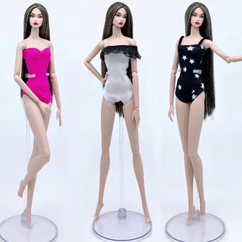 

Colorful Sexy Bikini For Barbie Doll Clothes Swimwear One-Piece Monokini Swimsuit For Barbie Dollhouse 1/6 Doll Accessories Toys