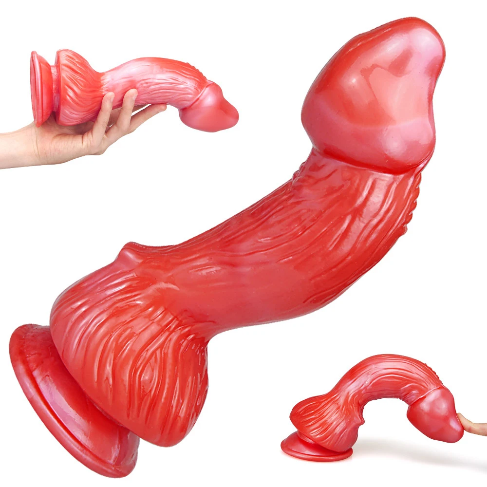 

Silicone Dildo Realistic Huge Penis Sex Toy for Women Thick Glans Stiff Cock Female Dildos Animal Dragon Dick Toys for Adults 18