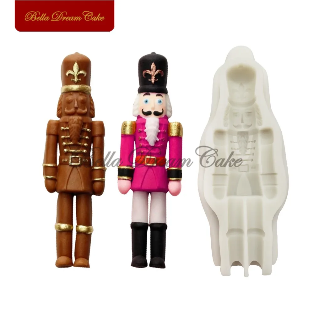 

Cartoon Soldier Silicone Mold Cake Moulds Chocolate Fondant Clay Soap Mould Cake Decorating Tools Baking Accessories