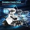 Sci-fi Styling RC Smart Robot Rotation Auto Presentation Eye Lighting Music Smart Walking Space Remote Control Robot Kids Toy 6