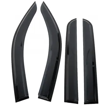 

4pcs Smoke Window Visor Vent Sun Shade Rain Guard Deflector for Toyota HILUX REVO 2016-2018