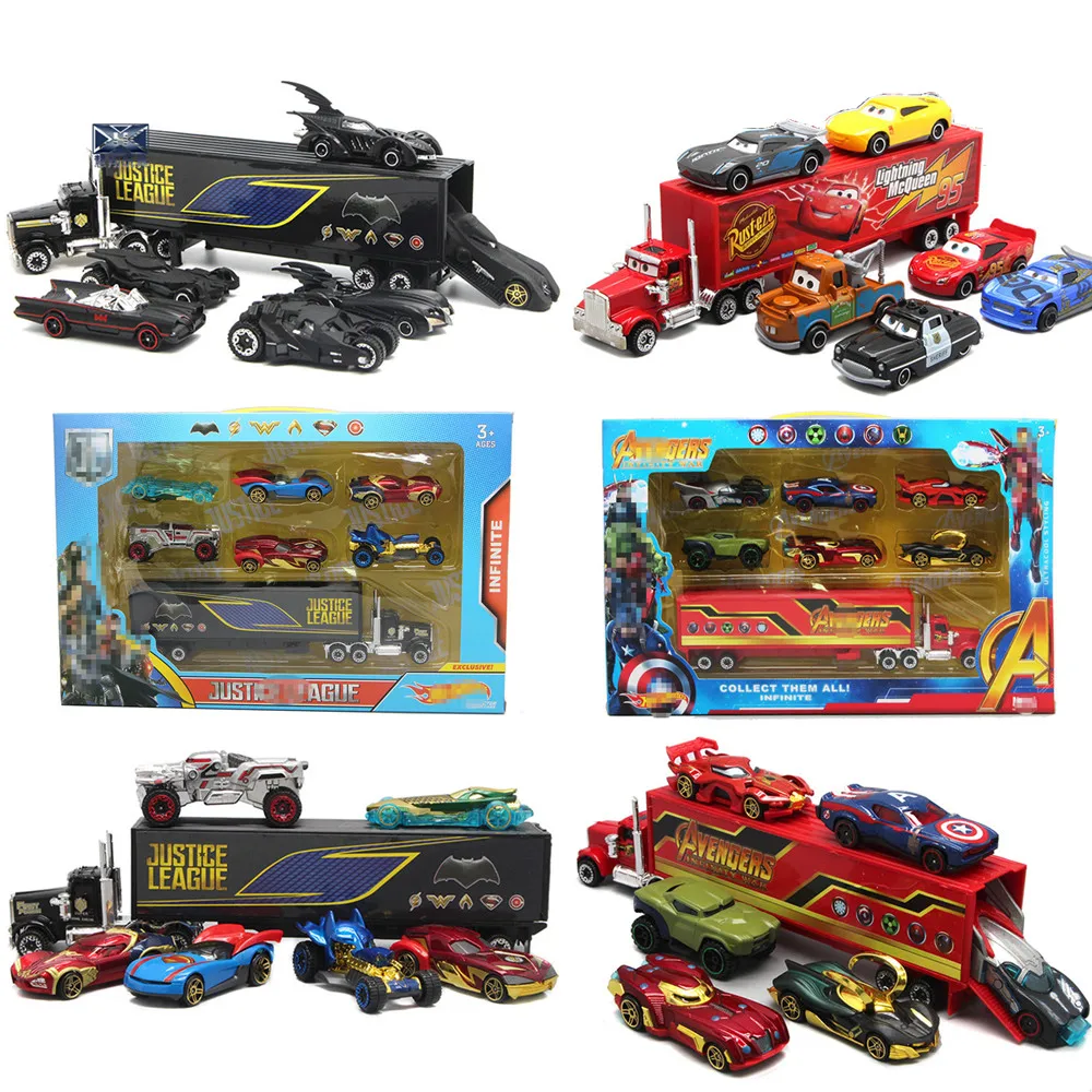 

7pcs/set Cars 3 disney pixar toys set Lightning McQueen Jackson Storm Truck 1:55 Alloy Pixar Car Metal Die Casting Car Toy Gift