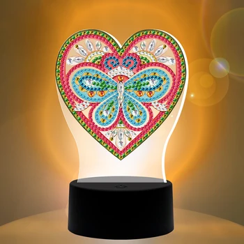 

Creative DIY Special Shape Diamond Painting Cross Stitch Embroidery Home Pendant Bedroom Decoration Light Students Hand Tools