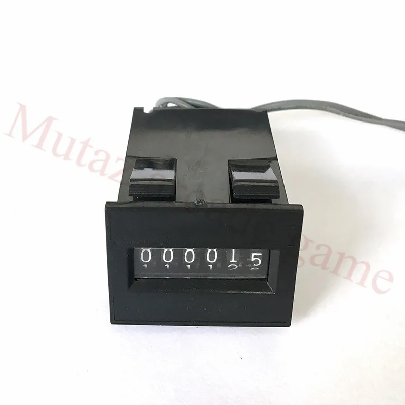 Contatore Di Monete Meccanico 2Pcs 6 Cifre 12V Per Distributori Automatici Di Giochi Flipper Con Armadio Arcade A Gettoni