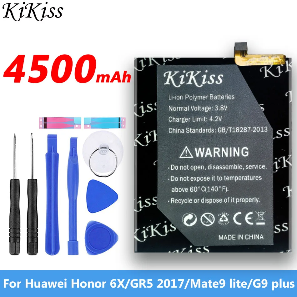 Аккумуляторная батарея HB386483ECW для Huawei Honor 6X / G9 plus Maimang 5 GR5 4500 2017 мАч | Мобильные