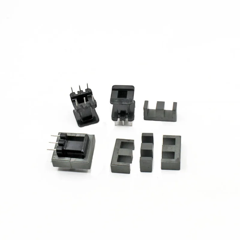 

20sets/lot EE20 PC40 Ferrite Magnetic Core and 3 Pins + 3 Pins Plastic Bobbin Customize High Frequency Voltage Transformer
