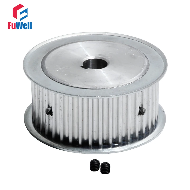 Htd5m45t Timing Pulley Keyway Type 27mm Width Aluminum Alloy