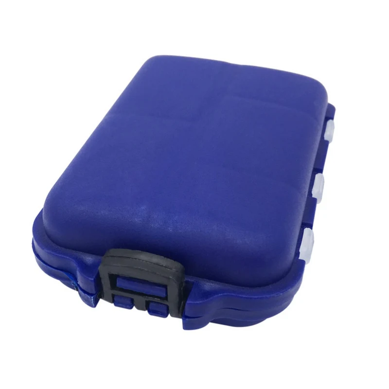 Коробка для рыболовных снастей с 10 отделениями двусторонняя приманок крючков