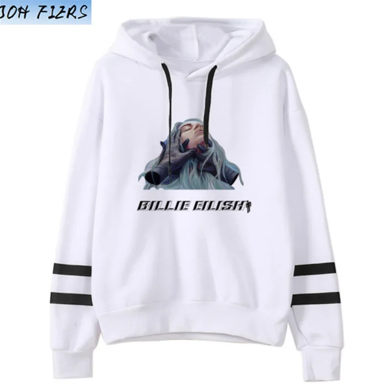 Billie Eilish, модная уличная одежда, толстовки, толстовка, повседневная, для мужчин, женщин, пуловер с капюшоном, с длинным рукавом, Спортивная, в стиле хип-хоп, толстовка, верхняя одежда