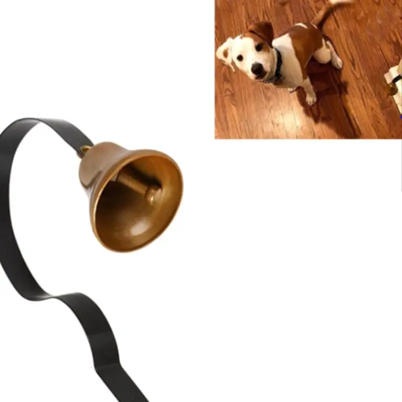 Набор из 2 собак тренировочные звонки, подвесной прочный дверной звонок для домашних животных
