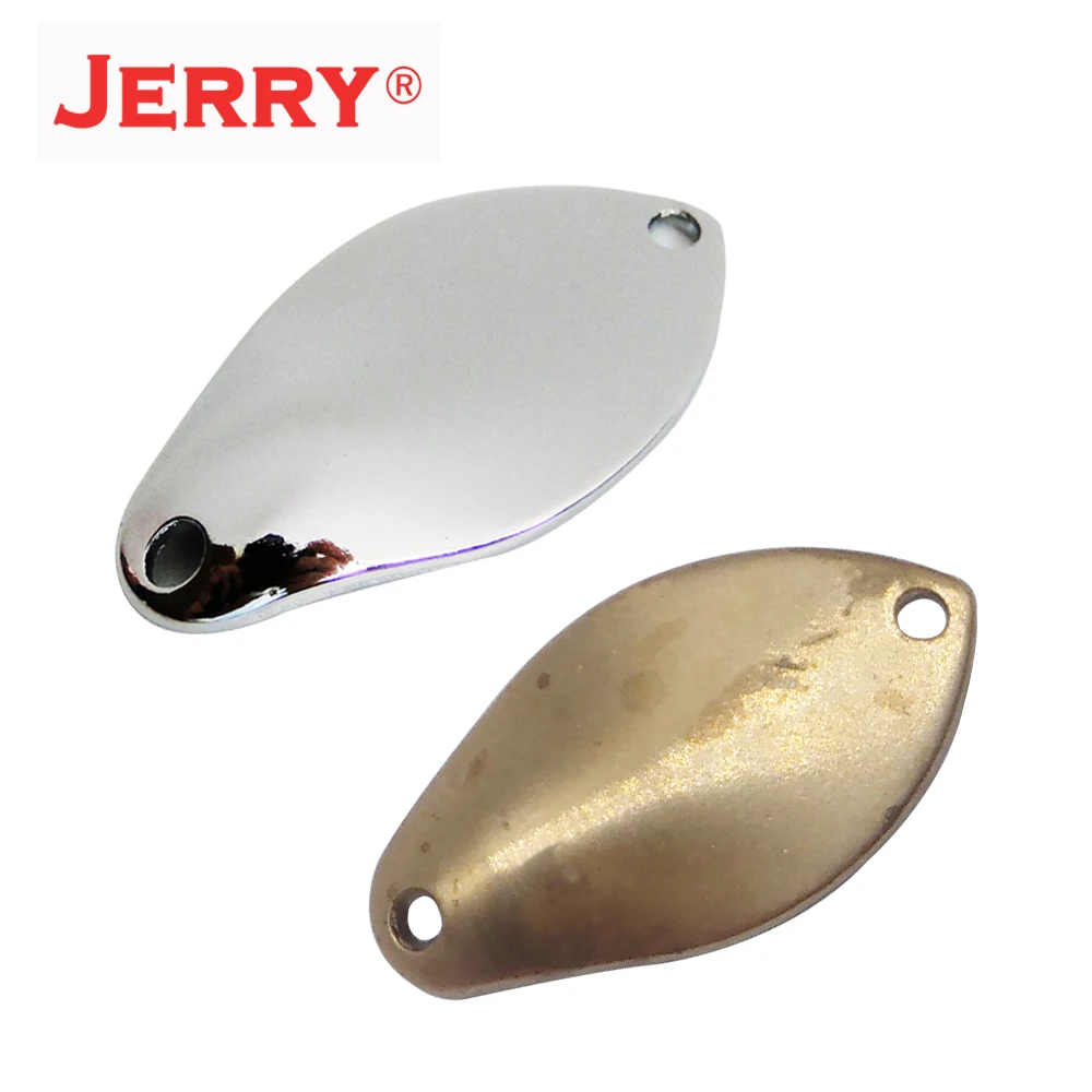 Jerry 50pcs 1,6g 2g 3g fishing lures unpainted blank brass micro area