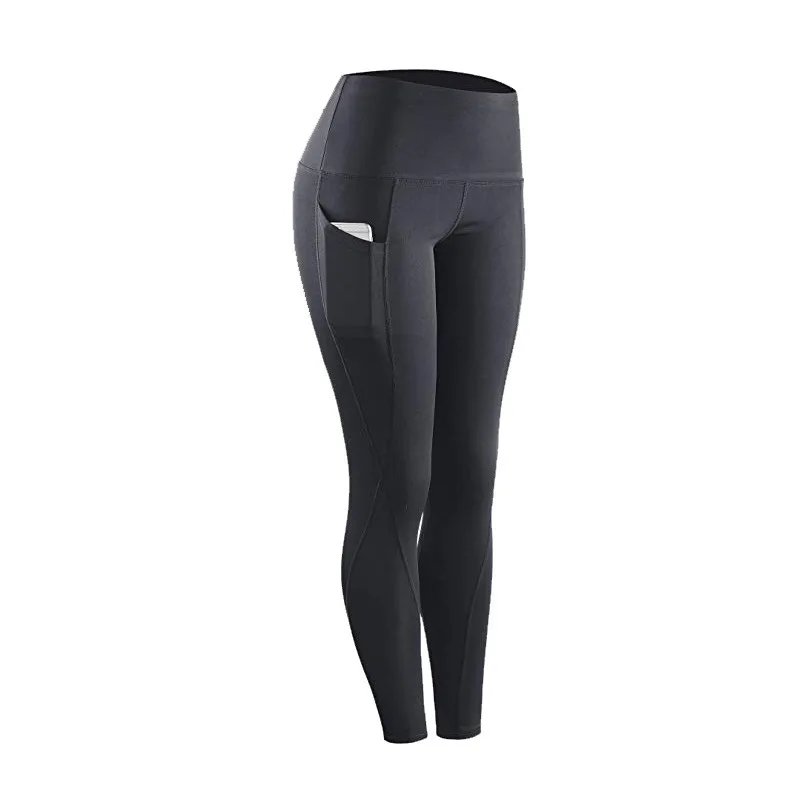 

Hot style legging high waist lift hip slim sport side pocket leggings
