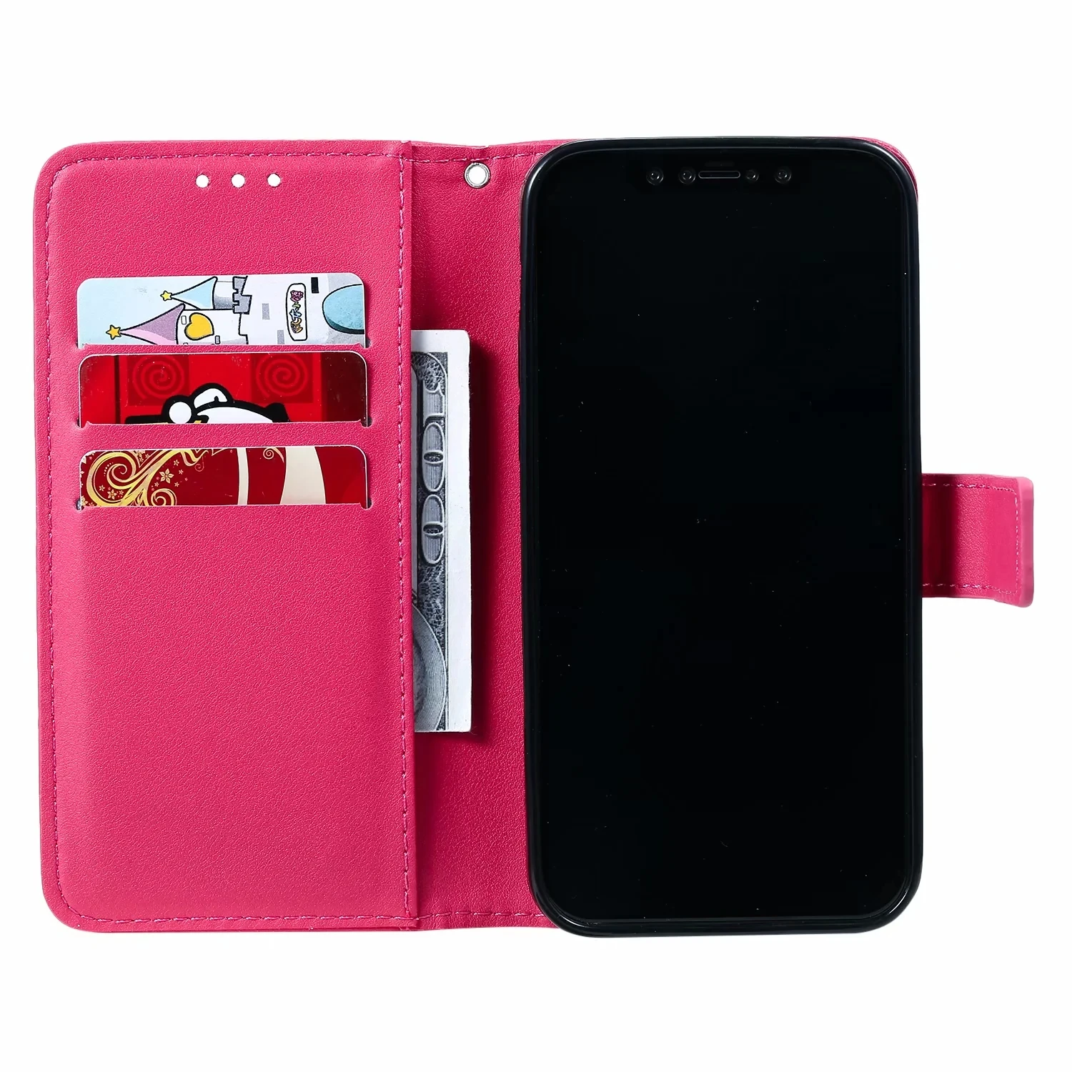Custodia in pelle con portafoglio a ribalta per iPhone 11 12 Pro Max 12 Mini X XS Max XR 6 6S 7 8 Plus SE 2020 5 SE 5 Stand Funda Protect C_voghion.com